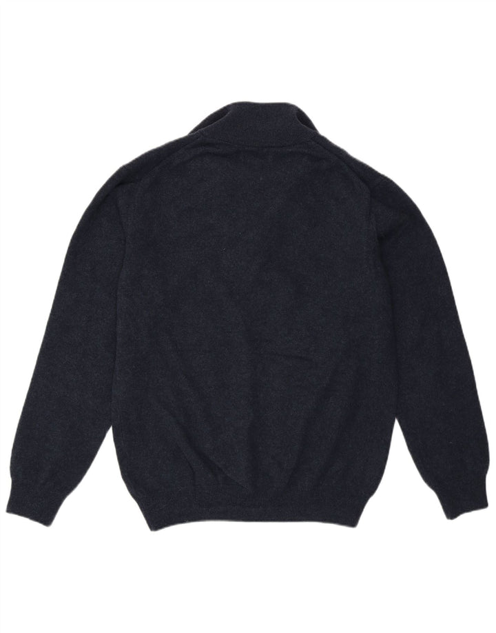 Gant drenge sweater med lynlåshals 15-16 år stor marineblå lammeuld