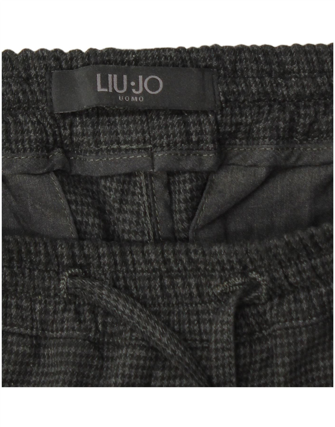 Liu Jo Joggers Chinobukser til mænd W30 L27 Grå Houndstooth