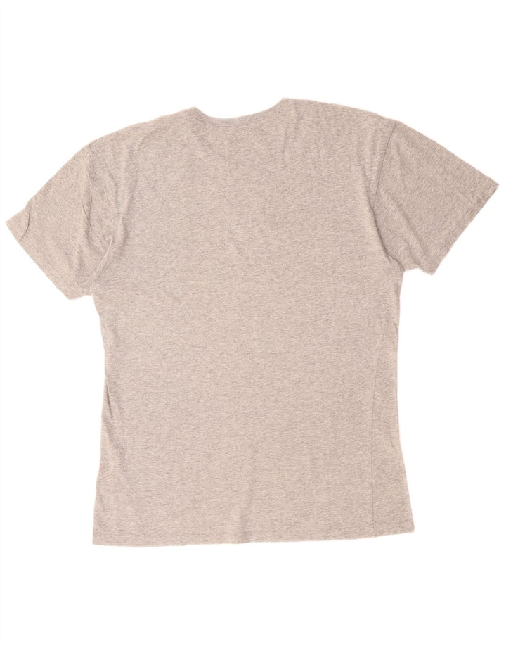 VANS Herre Classic Fit Grafisk T-Shirt Top Stor Grå Bomuld