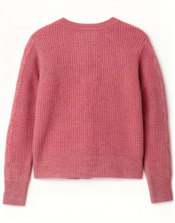 Marks & Spencer dame cardigan sweater UK 14 Large Pink Flecked Acrylic
