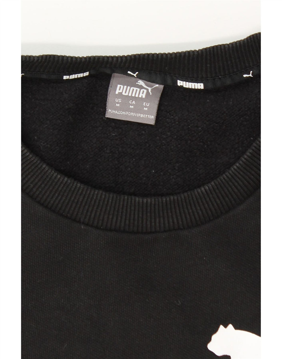 Puma Herre grafisk sweatshirt Jumper Medium Sort