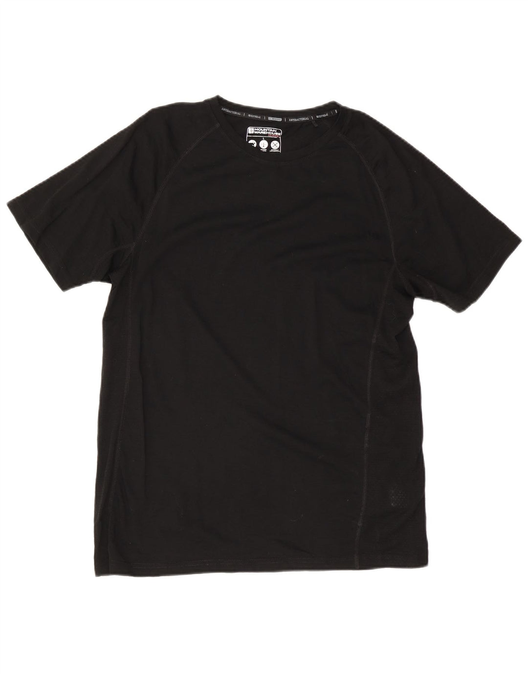 Mountain Warehouse Herre T-Shirt Top Stor Sort Uld