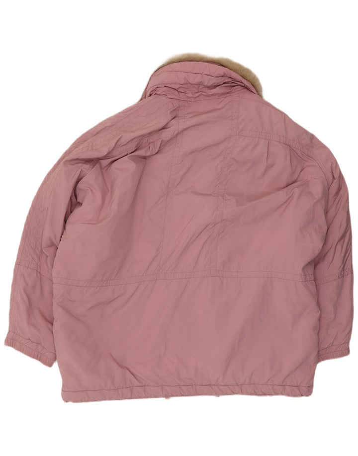 ELHO Womens Loose Fit Padded Jacket EU 44 XL Pink Polyamide