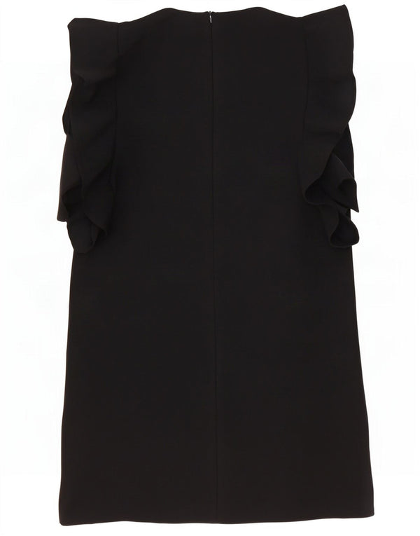 Zara Womens Sheath Dress UK 16 Large Black