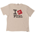 Nike grafisk T-shirt top til mænd 2XL hvid bomuld