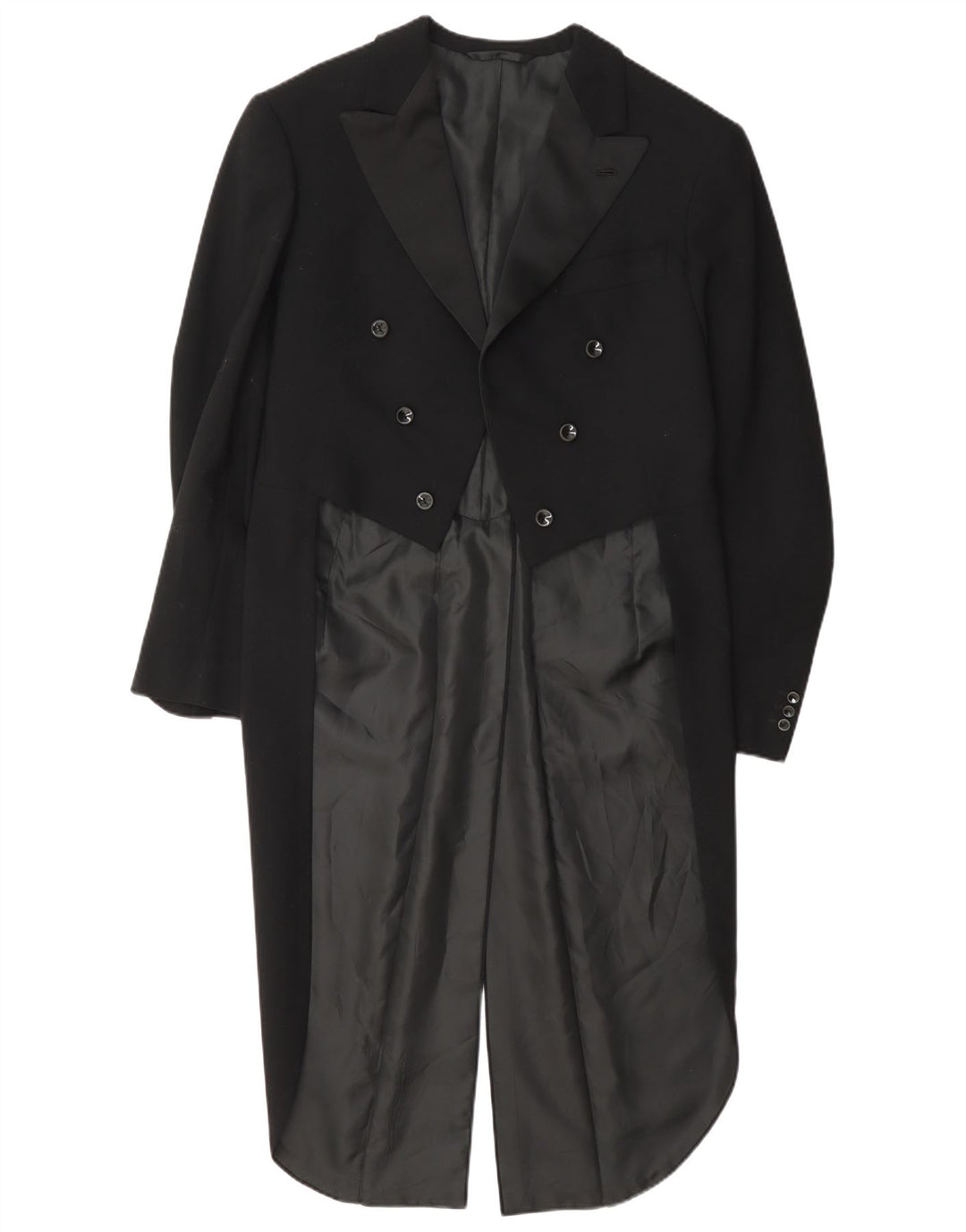 Vintage mænds tailcoat Blazer Jacket UK 36 Small Black