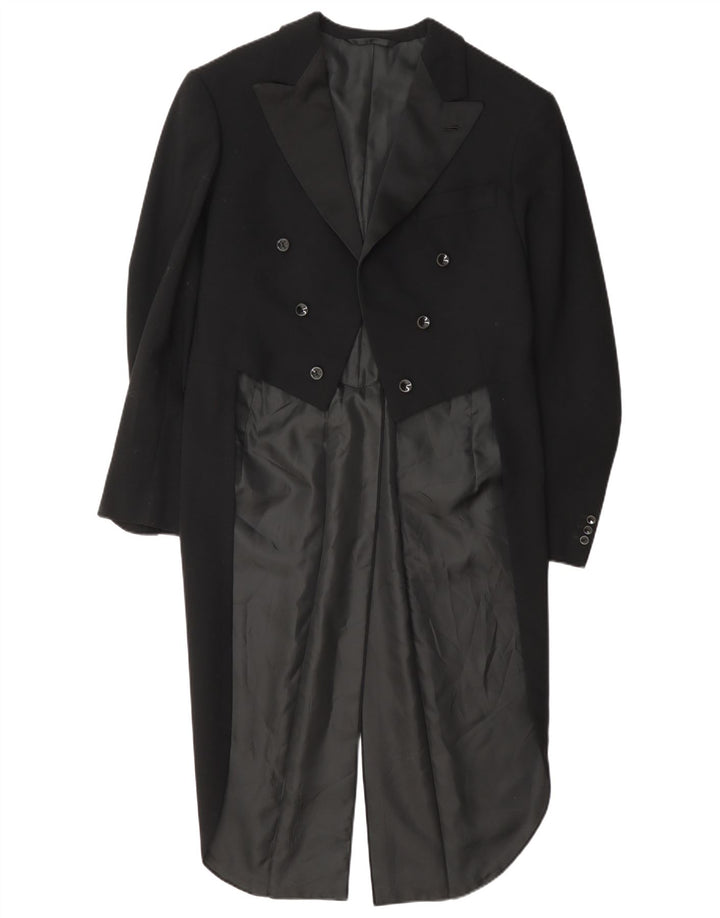 Vintage mænds tailcoat Blazer Jacket UK 36 Small Black