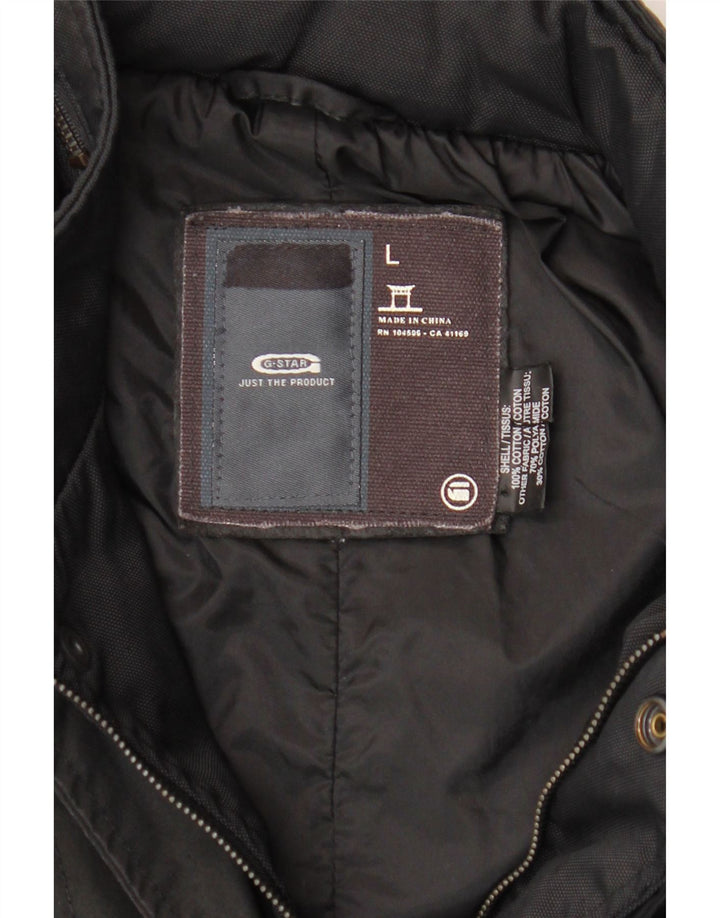 G-STAR Boys Bomber Jacket 12-13 Years Large Black Cotton Vintage G-Star and Second-Hand G-Star from Messina Hembry 