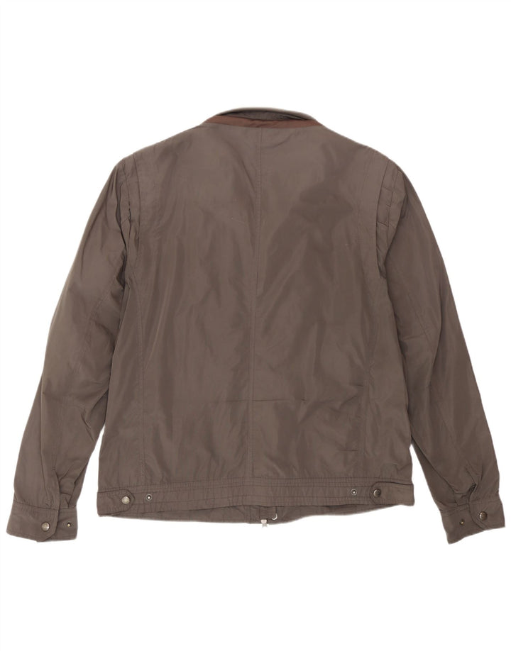 Geox Herre Bomber Jacket UK 46 3XL Grå Polyester