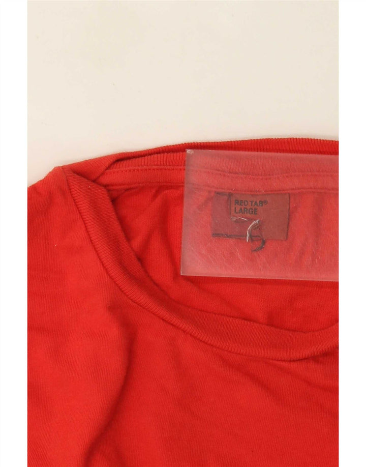 Levi's Dame Grafisk T-Shirt Top UK 16 Stor Rød