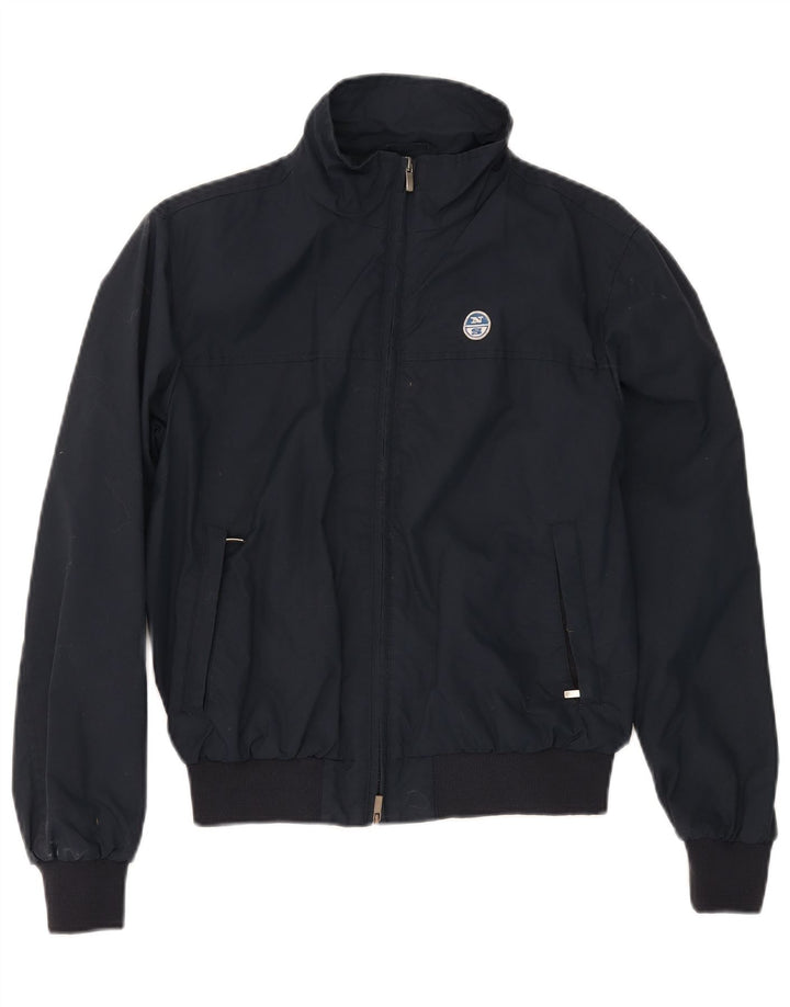 North Sails Herre Bomber Jacket UK 36 Small Navy Blue Polyamide