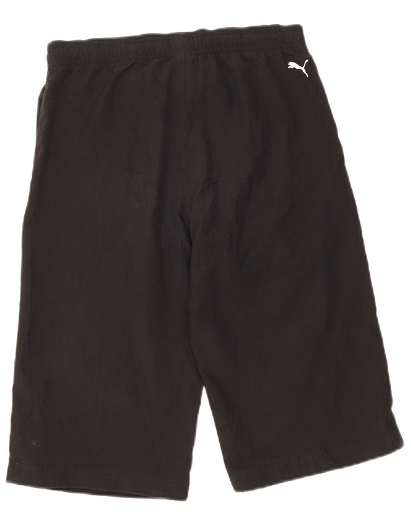 Puma drenge grafiske sportsshorts 11-12 år sort polyester