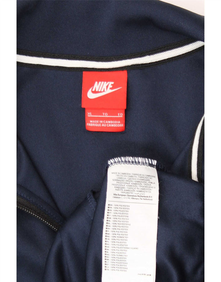 Nike Træningsdragt til mænd Topjakke XL Marineblå Colourblock Polyester