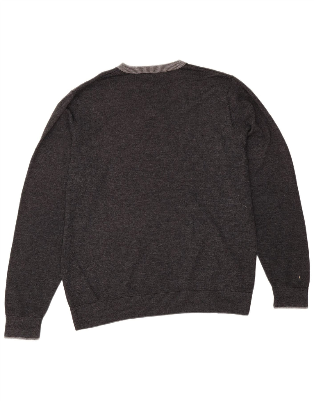 Marks & Spencer Herre V-hals sweater Medium Grå Akryl