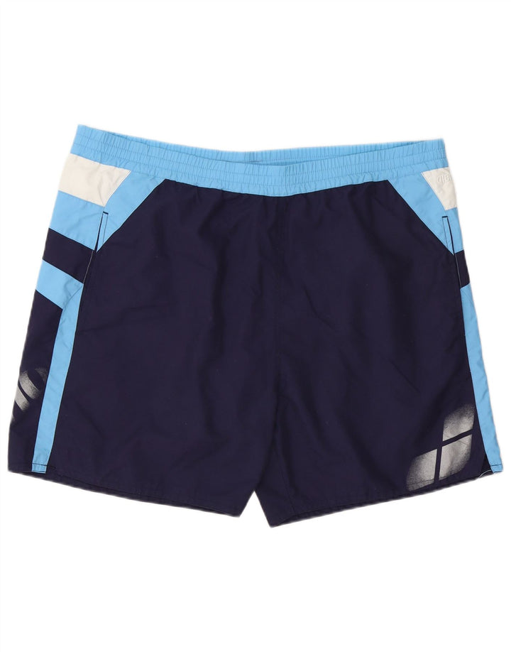 Arena Badeshorts til mænd 2XL Navy Blue Colourblock Polyester