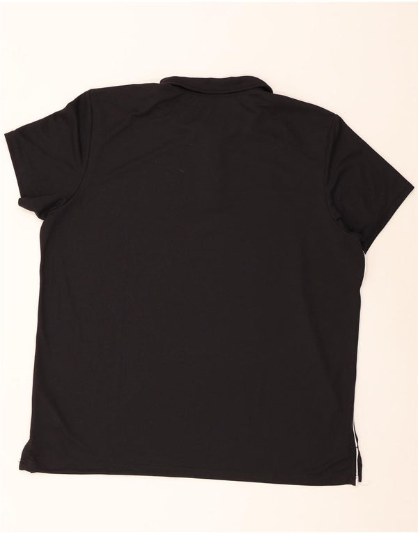 Adidas Herre Climalite Polo Shirt 2XL Sort Polyester