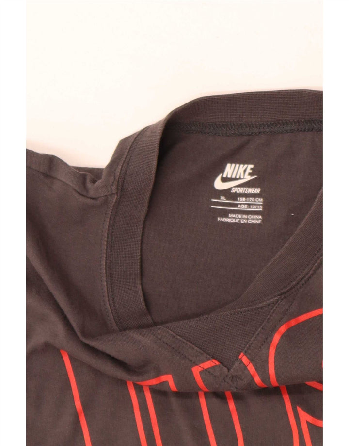Nike Boys Grafisk Vest Top 13-14 år XL Grå