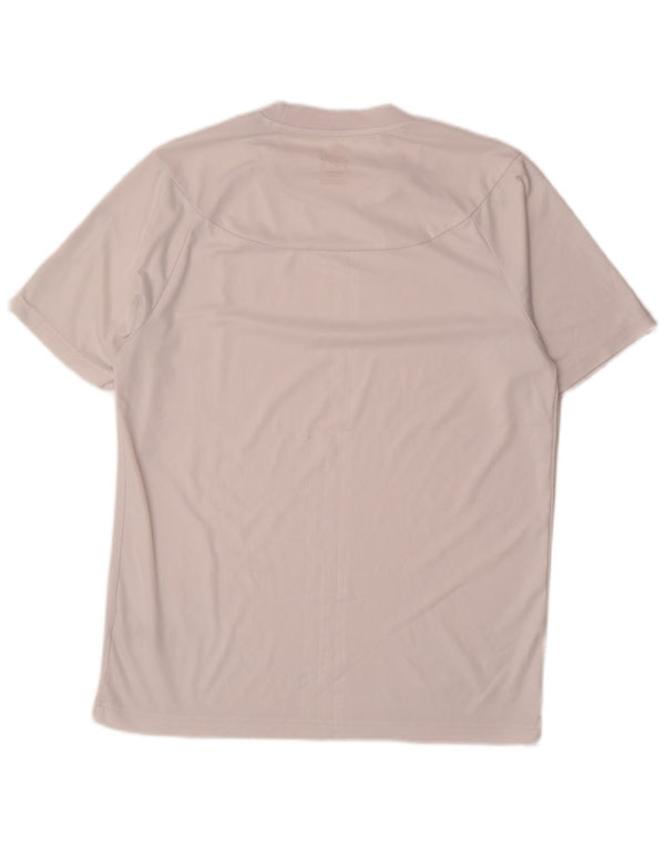 Adidas Herre F50 Grafisk T-Shirt Top Medium Hvid Polyester