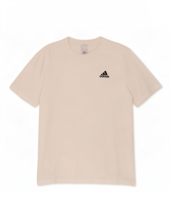 Adidas Herre T-Shirt Top Stor Hvid Bomuld