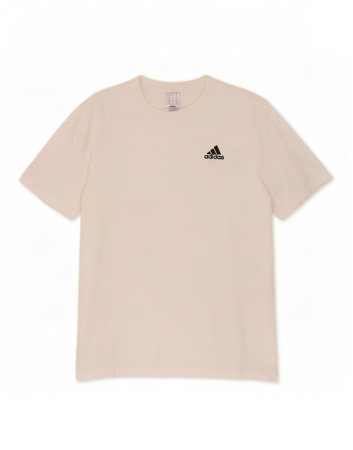Adidas Herre T-Shirt Top Stor Hvid Bomuld