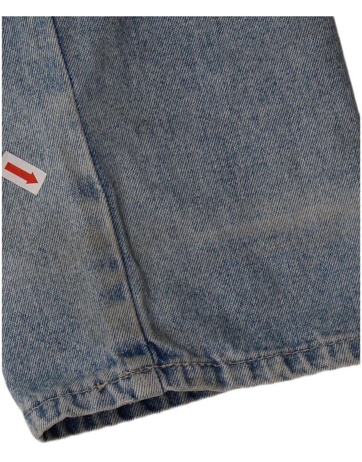 Roccobarocco Kvinder Højtaljede Tapered Jeans IT 45 Medium W31 L31 Blå