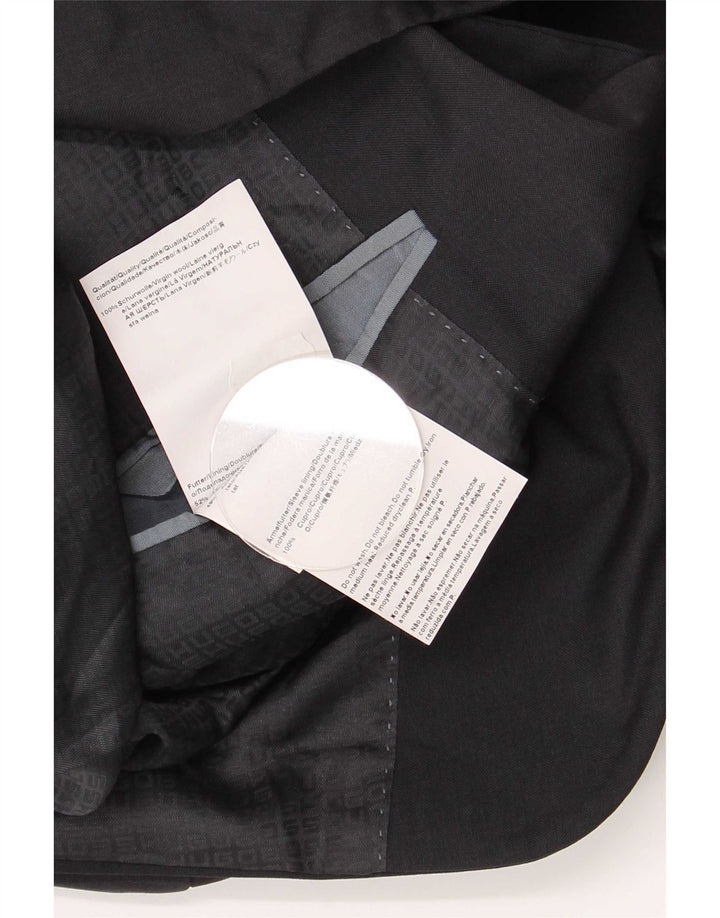 Hugo Boss Herre 2-knaps blazerjakke EU 48 Medium Navy Blue Virgin Wool