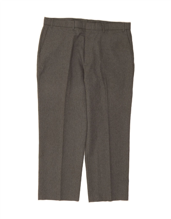 LEVI'S Mens Action Slacks Straight Casual Trousers W42 L30 Grey Polyester Vintage Levi's and Second-Hand Levi's from Messina Hembry 