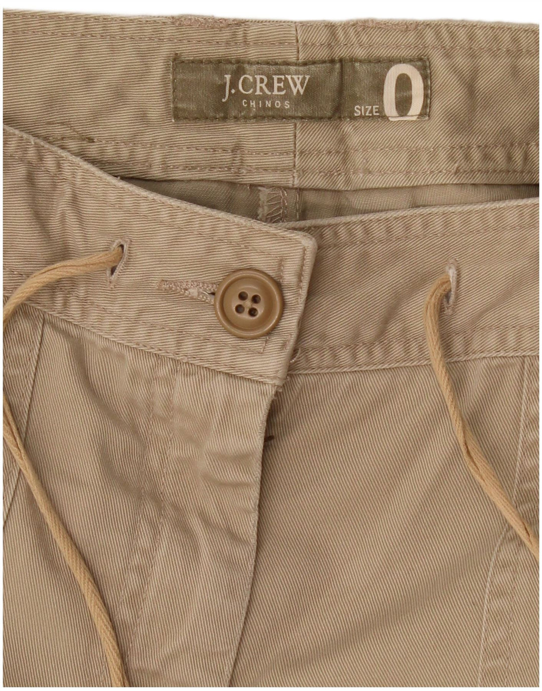 J. Crew Chino Shorts til kvinder US 0 XS W30 Beige