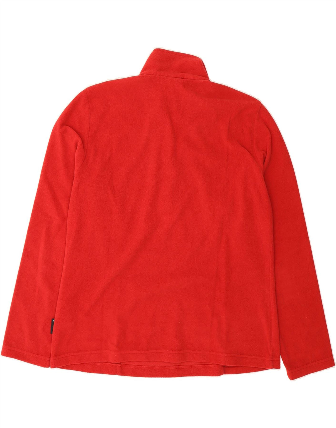 JACK WILLS Womens Zip Neck Fleece Jumper UK 18 XL Red Polyester Vintage Jack Wills and Second-Hand Jack Wills from Messina Hembry 