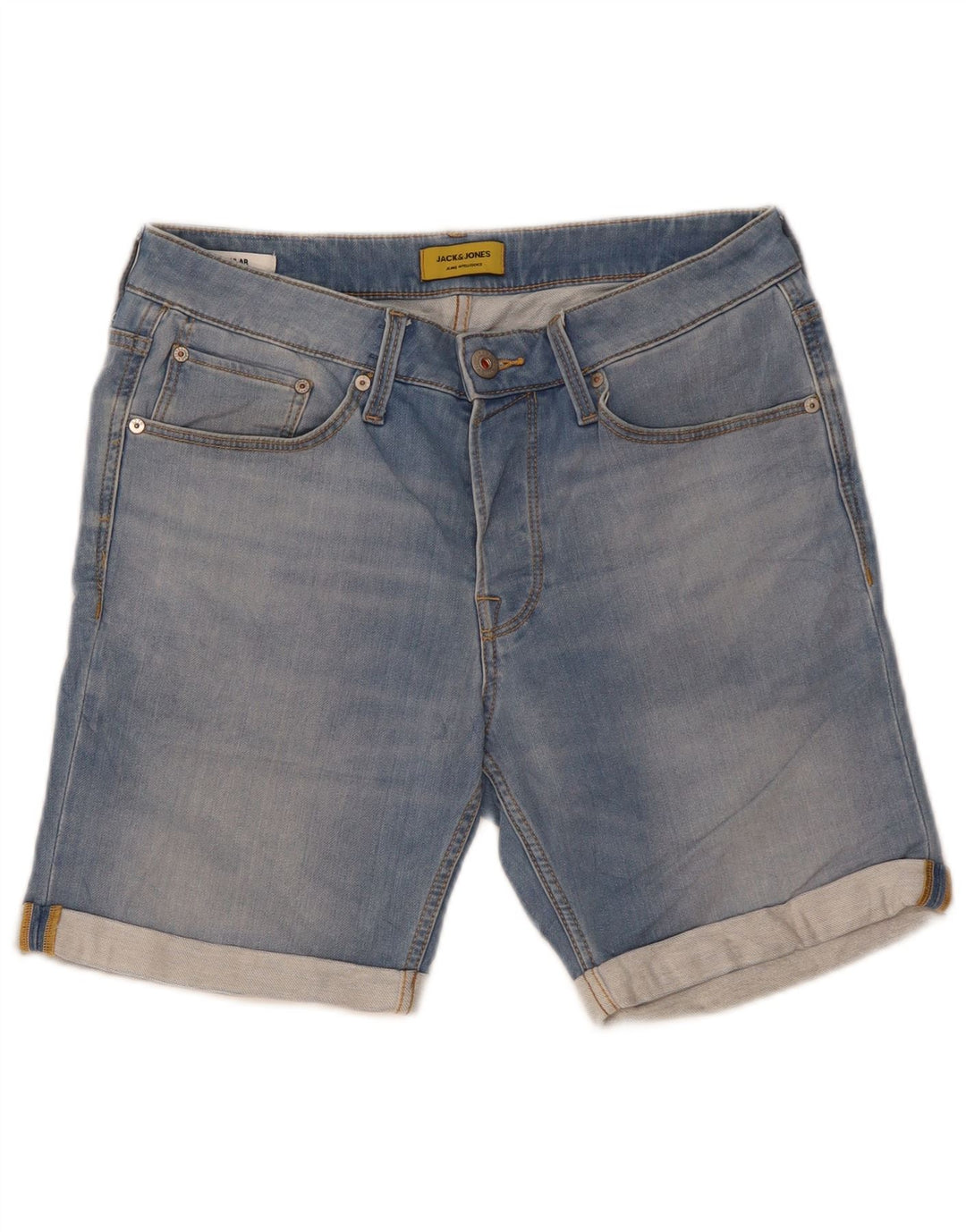Jack & Jones Herre Regular Denim Shorts Medium W32 Blå Bomuld
