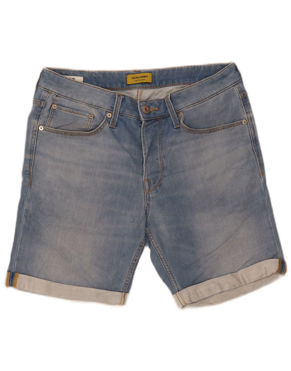 Jack & Jones Herre Regular Denim Shorts Medium W32 Blå Bomuld