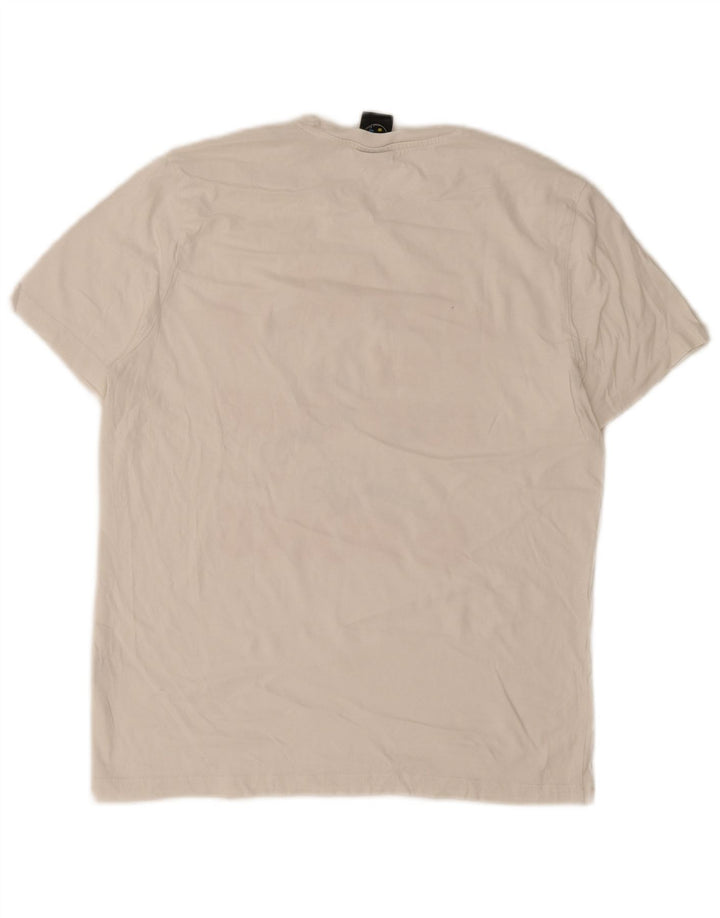 Maui and Sons Herre grafisk T-shirt Top Medium Hvid Bomuld