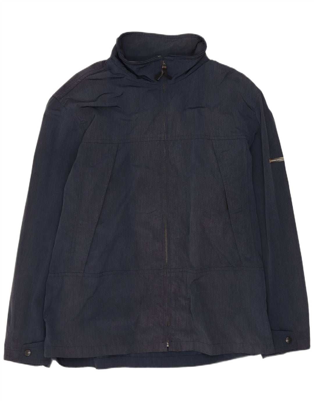 Trussardi Regnjakke til mænd IT 52 XL Marineblå polyamid