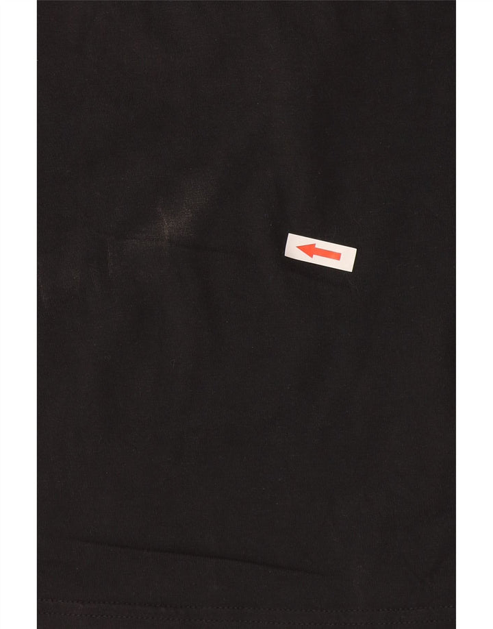 Reebok Dame T-Shirt Top UK 14 Stor Grå Bomuld