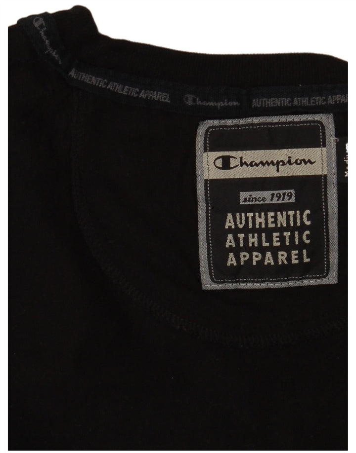 Champion Herre Top Langærmet Medium Sort