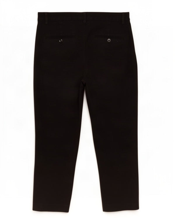 Gap Womens Slim Cropped Trousers UK 10 Small W30 L24 Black Bomuld