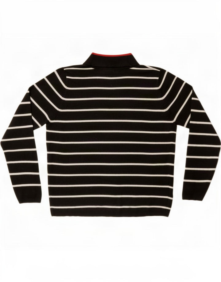 Marks & Spencer Dame Turtle Neck Jumper Sweater UK 14 Medium Black
