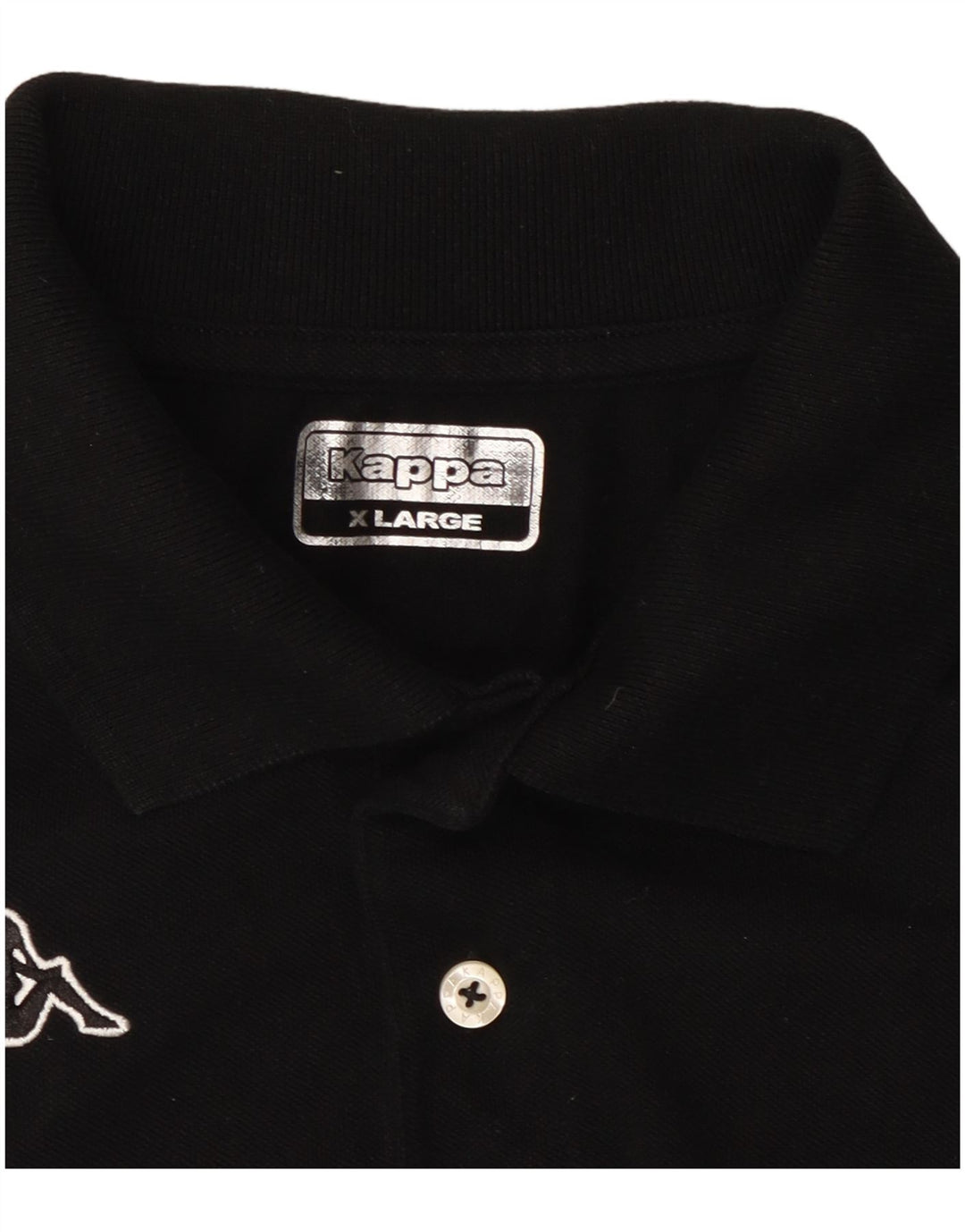 KAPPA Polo Shirt til mænd XL Sort