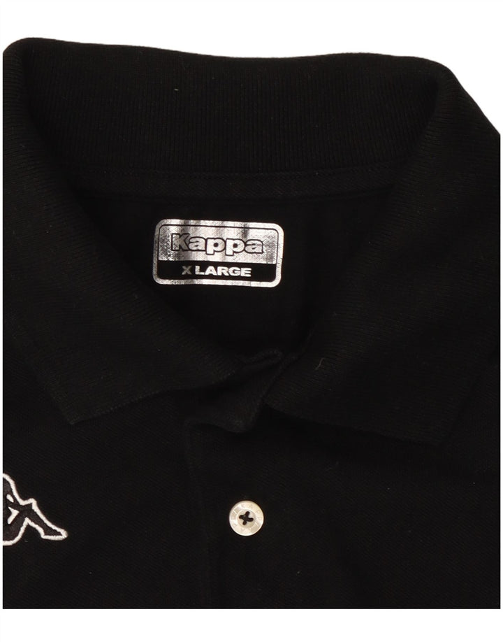KAPPA Polo Shirt til mænd XL Sort