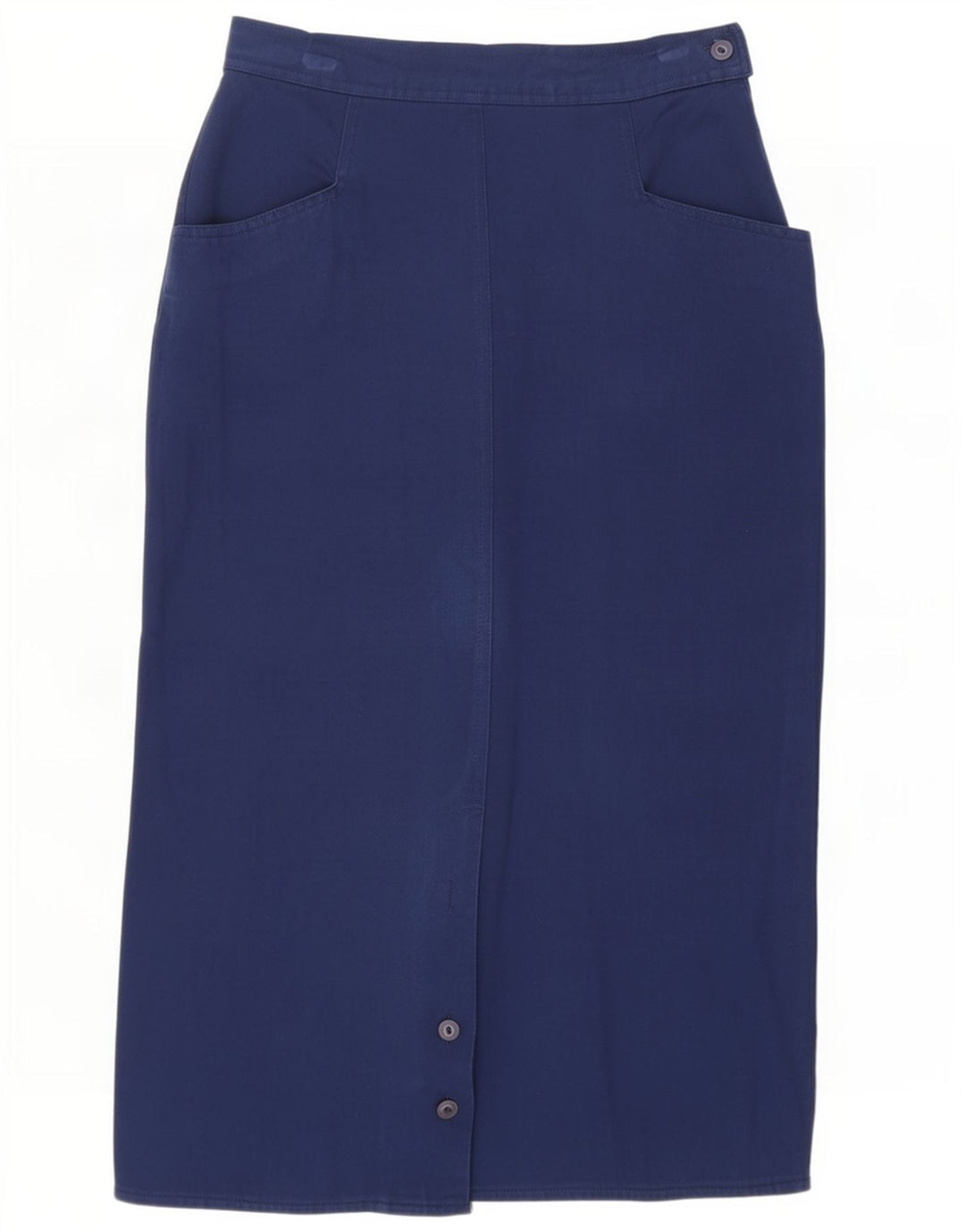 Stefanel Dame Pencil Skirt IT 44 Medium W26 Blå Bomuld