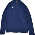 ADIDAS Boys Tracksuit Top Jacket 11-12 Years Navy Blue Polyester | Vintage Adidas | Thrift | Second-Hand Adidas | Used Clothing | Messina Hembry 