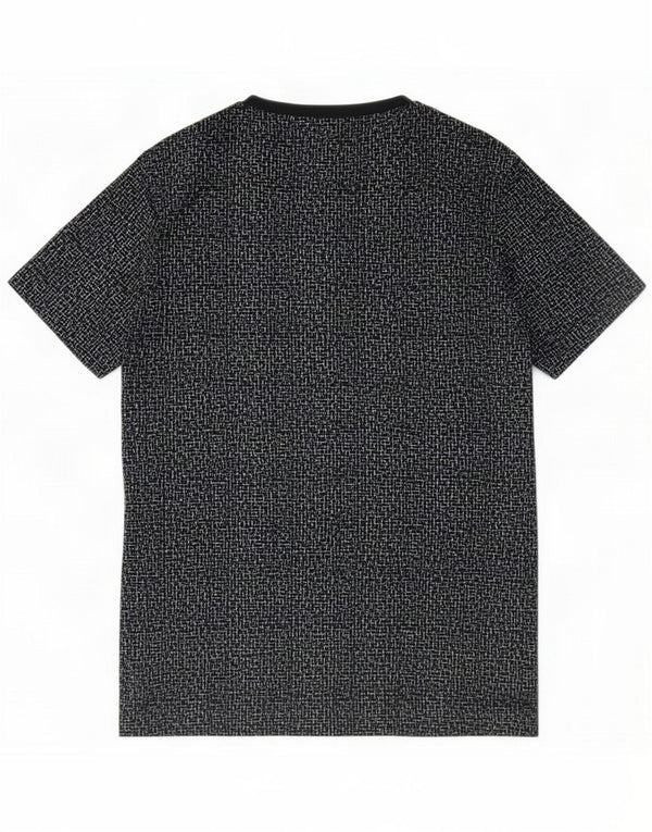 Penguin Mens T-Shirt Top Medium Navy Blue Flecked Cotton