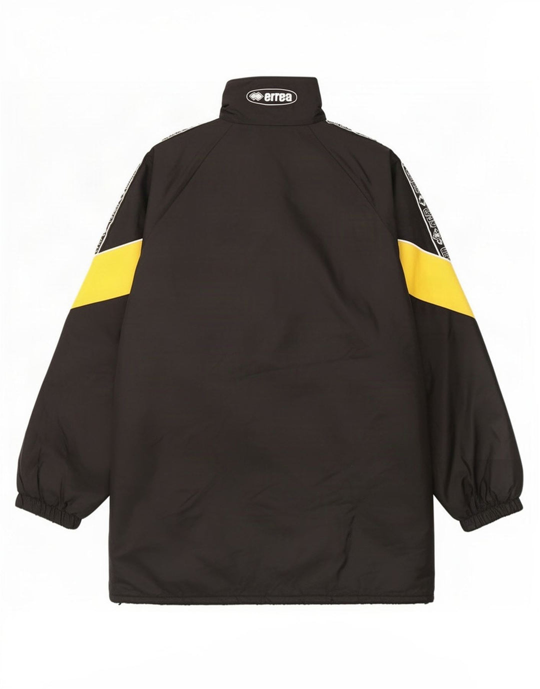 Errea Herre Grafisk Oversized Polstret Frakke UK 40 Large Black Colourblock
