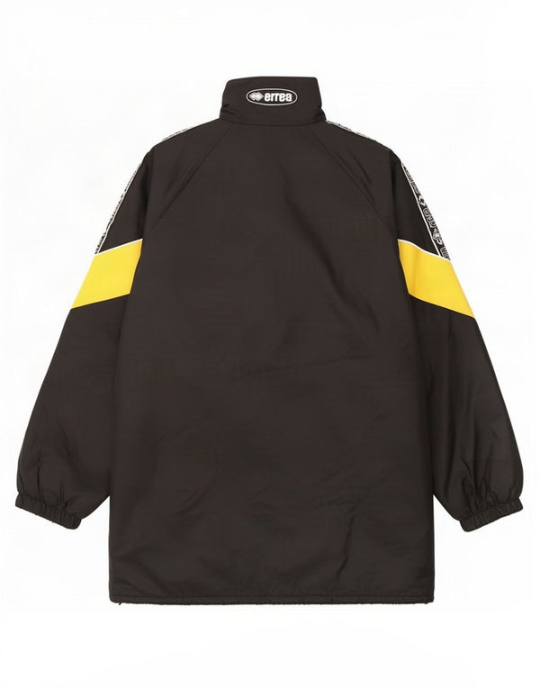 Errea Herre Grafisk Oversized Polstret Frakke UK 40 Large Black Colourblock