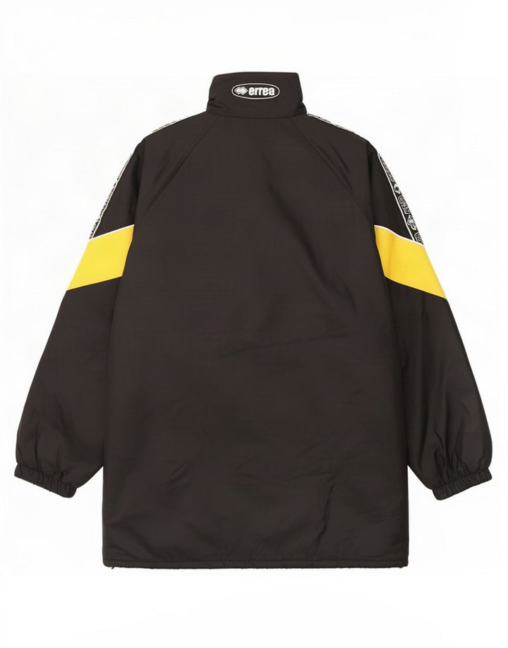 Errea Herre Grafisk Oversized Polstret Frakke UK 40 Large Black Colourblock