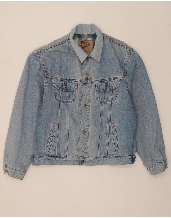 JEP'S Mens Denim Jacket UK 42 XL Blue Cotton Vintage Jep's and Second-Hand Jep's from Messina Hembry 