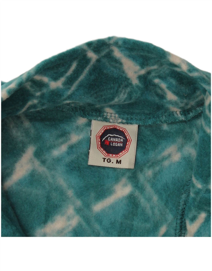 CANADA LOGAN Fleecejakke til kvinder UK 14 Mellemgrøn ternet polyester