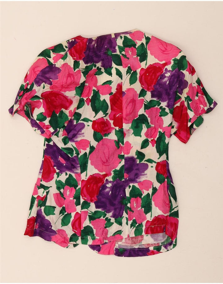 mabb Dame 4-knaps blazerjakke IT 42 Medium Multicolored Floral