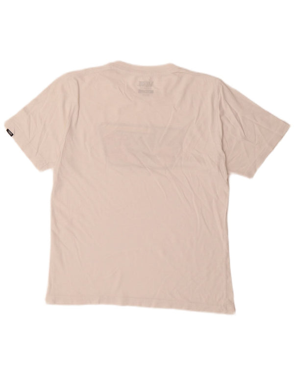 Vans drenge klassisk pasform grafisk t-shirt top 10-11 år medium hvid bomuld