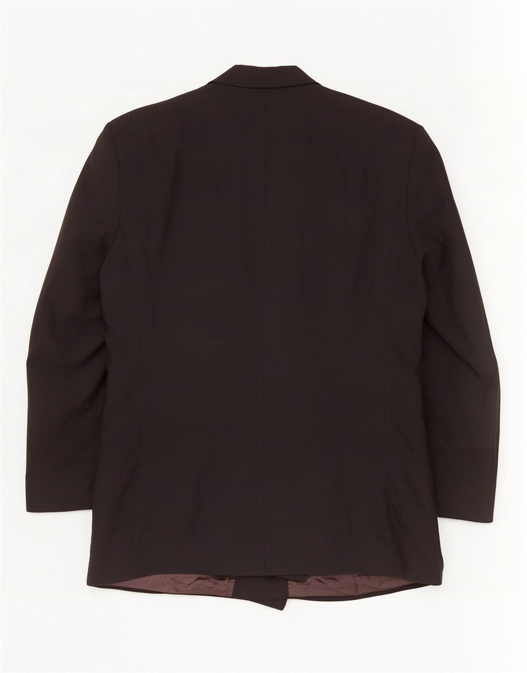 Marks & Spencer Herre Double Breasted Blazer Jacket UK 44 XL Sort Polyester
